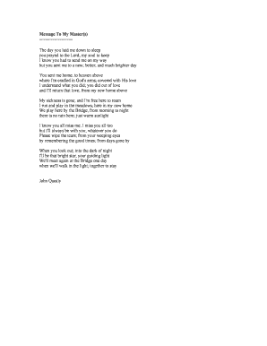 A Message to My Master: Unveiling the Truth