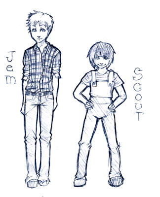 To Kill A Mockingbird Scout Drawings To Kill A Mockingbird Scout Drawings