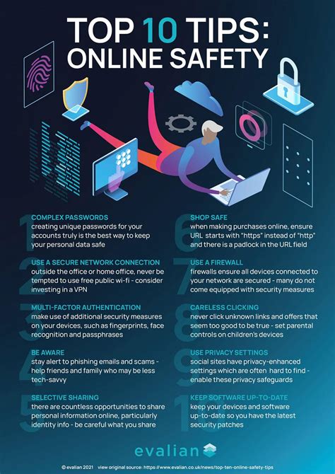Top Ten Online Safety Tips Evalian Top Ten Online Safety Tips Evalian