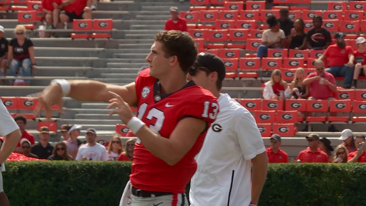 Uga Quarterback Stetson Bennett Finalist For Heisman Trophy 11Alive Com Uga Quarterback Stetson Bennett Finalist For Heisman Trophy 11Alive Com