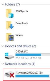 Unable To Access Shared Folders And Mapped Drives From Workstations And Servers Pctech Unable To Access Shared Folders And Mapped Drives From Workstations And Servers Pctech