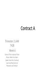 Understanding Privity In Contract Law Week 6 Lecture Summary Course Hero