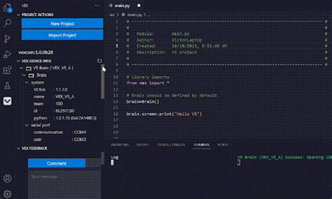 Understanding The Vex Device Info In Vs Code Vex Library Understanding The Vex Device Info In Vs Code Vex Library