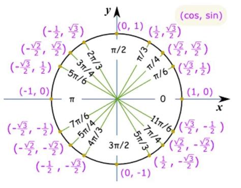 The Secrets of Sin and Cos on the Unit Circle
