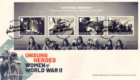 Unsung Heroes Women Of Wwii Royal Mail Ms Unsung Heroes Fdc Unsung Heroes Women Of Wwii Royal Mail Ms Unsung Heroes Fdc