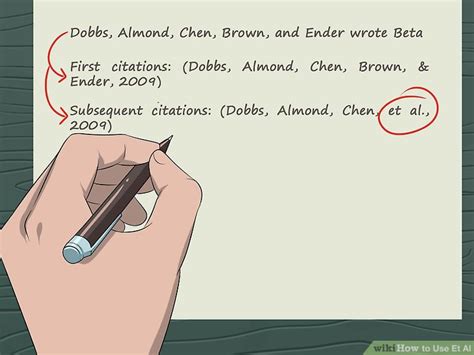 Mastering the Use of Et. Al.