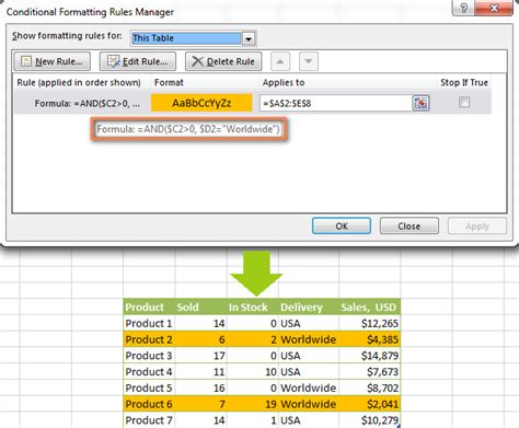 Using Formulas For Conditional Formatting In Excel Using Formulas For Conditional Formatting In Excel
