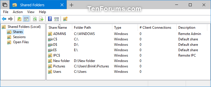 View All Network Shares On A Windows Pc Tutorials