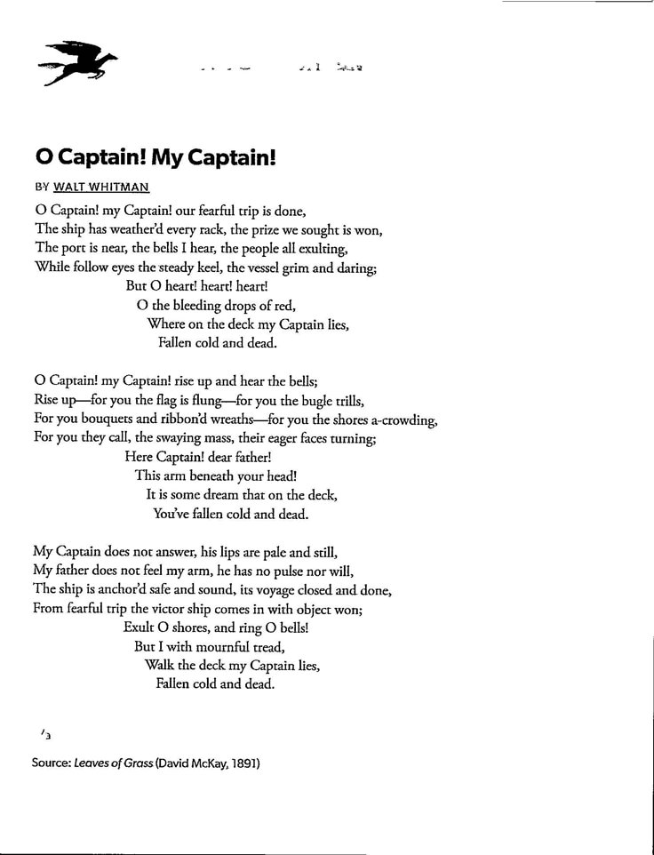 Oh Captain! 3 Whitman Insights