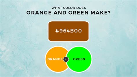 2 Ways to Mix Orange and Green