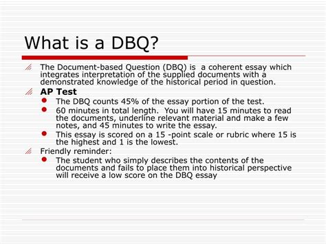 The Ultimate Guide to DBQs