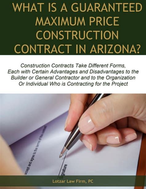 What Is A Guaranteed Maximum Price Construction Contract In Arizona What Is A Guaranteed Maximum Price Construction Contract In Arizona