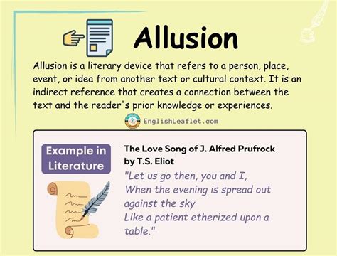 What Is Allusion In Literature Examples And Types Englishleaflet What Is Allusion In Literature Examples And Types Englishleaflet