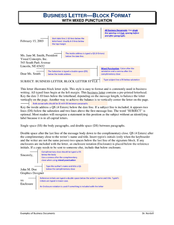 What Is Business Letters And Exle Infoupdate Org What Is Business Letters And Exle Infoupdate Org