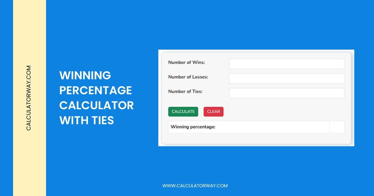 4 Ways to Calculate Winning Percentages