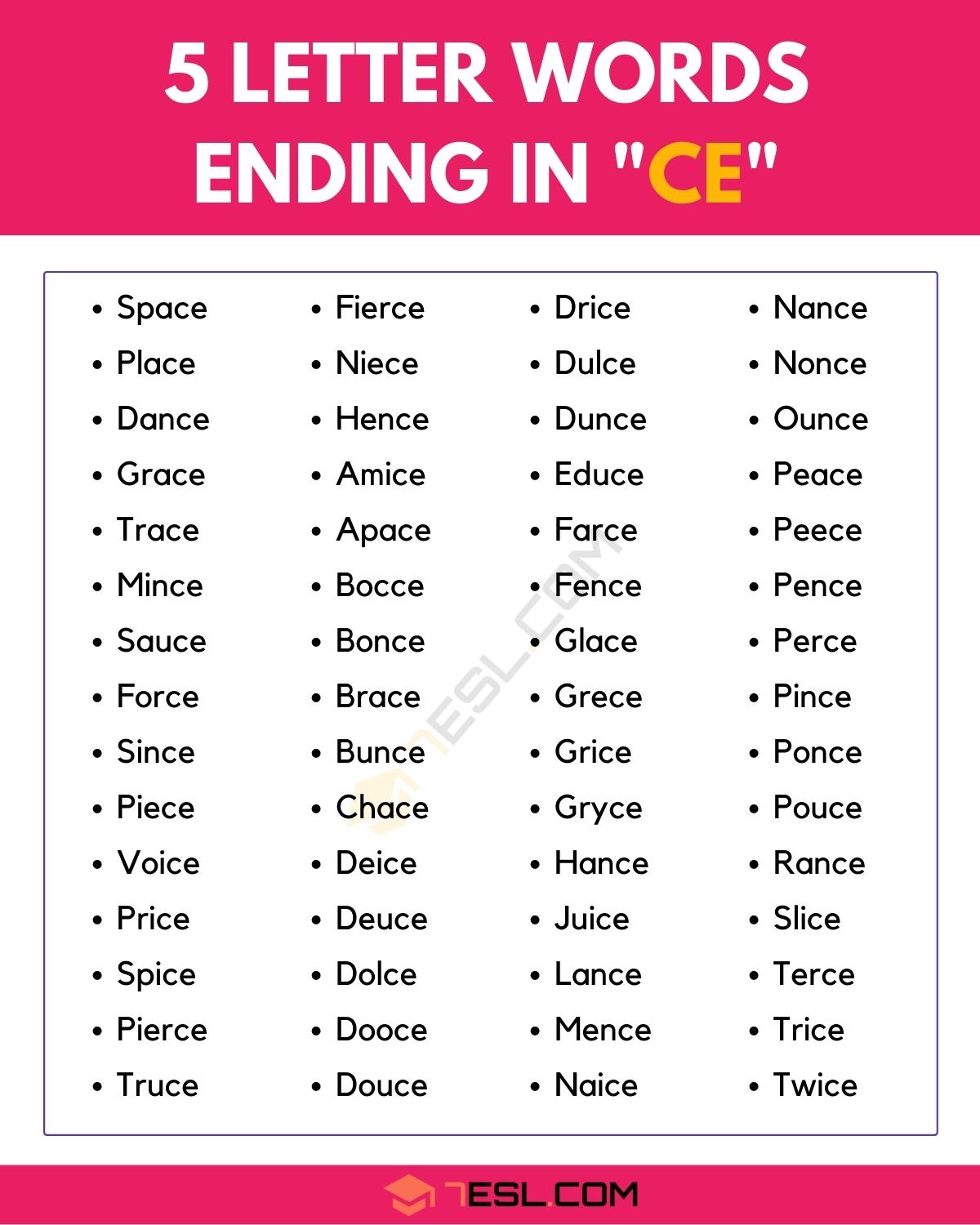 The Ultimate Guide to 'Ce' Words